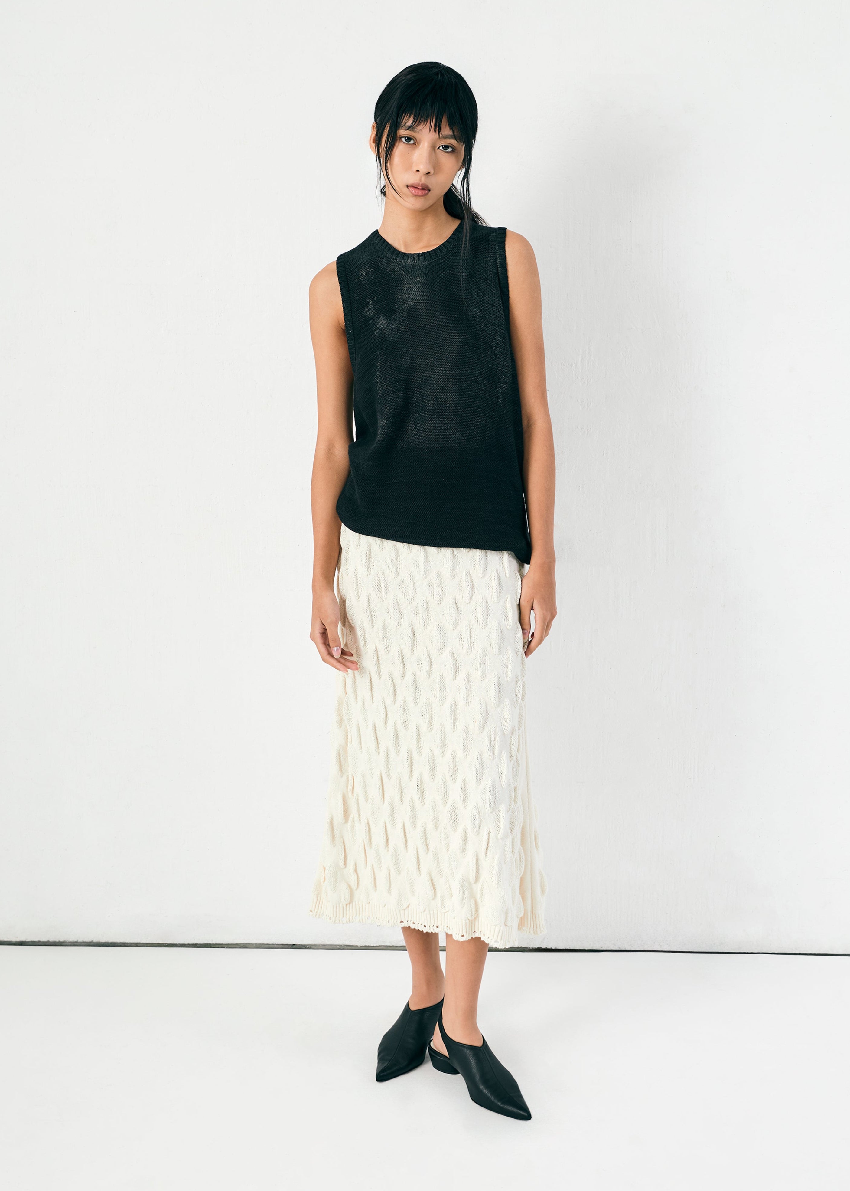 TUNICATA MIDI SKIRT