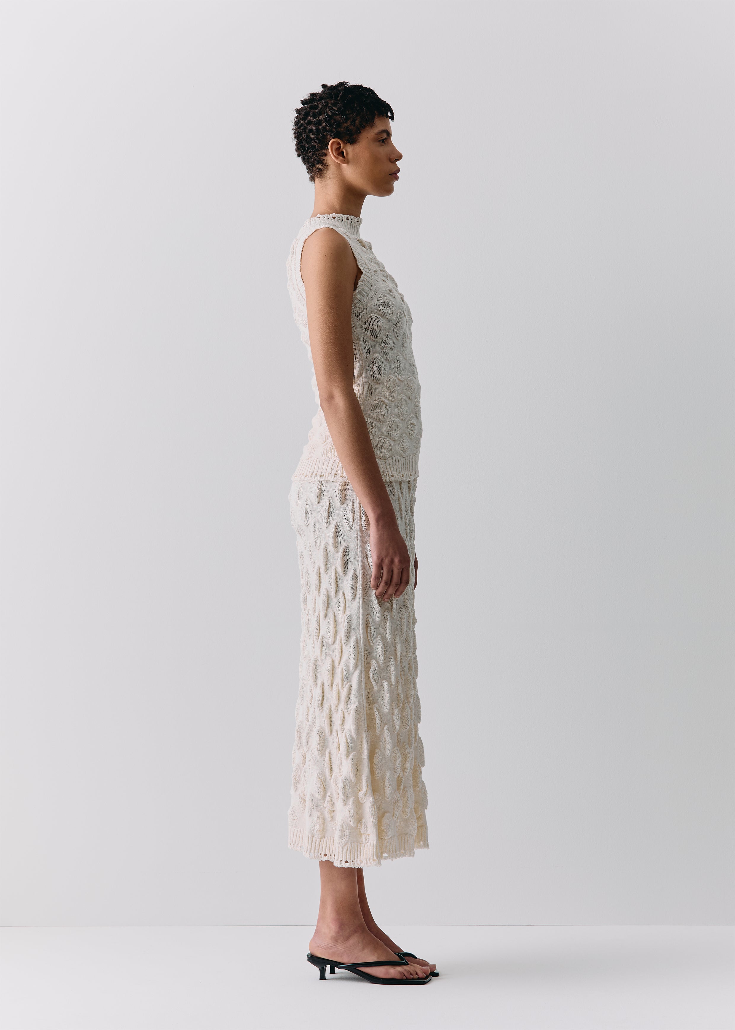 TUNICATA MIDI SKIRT