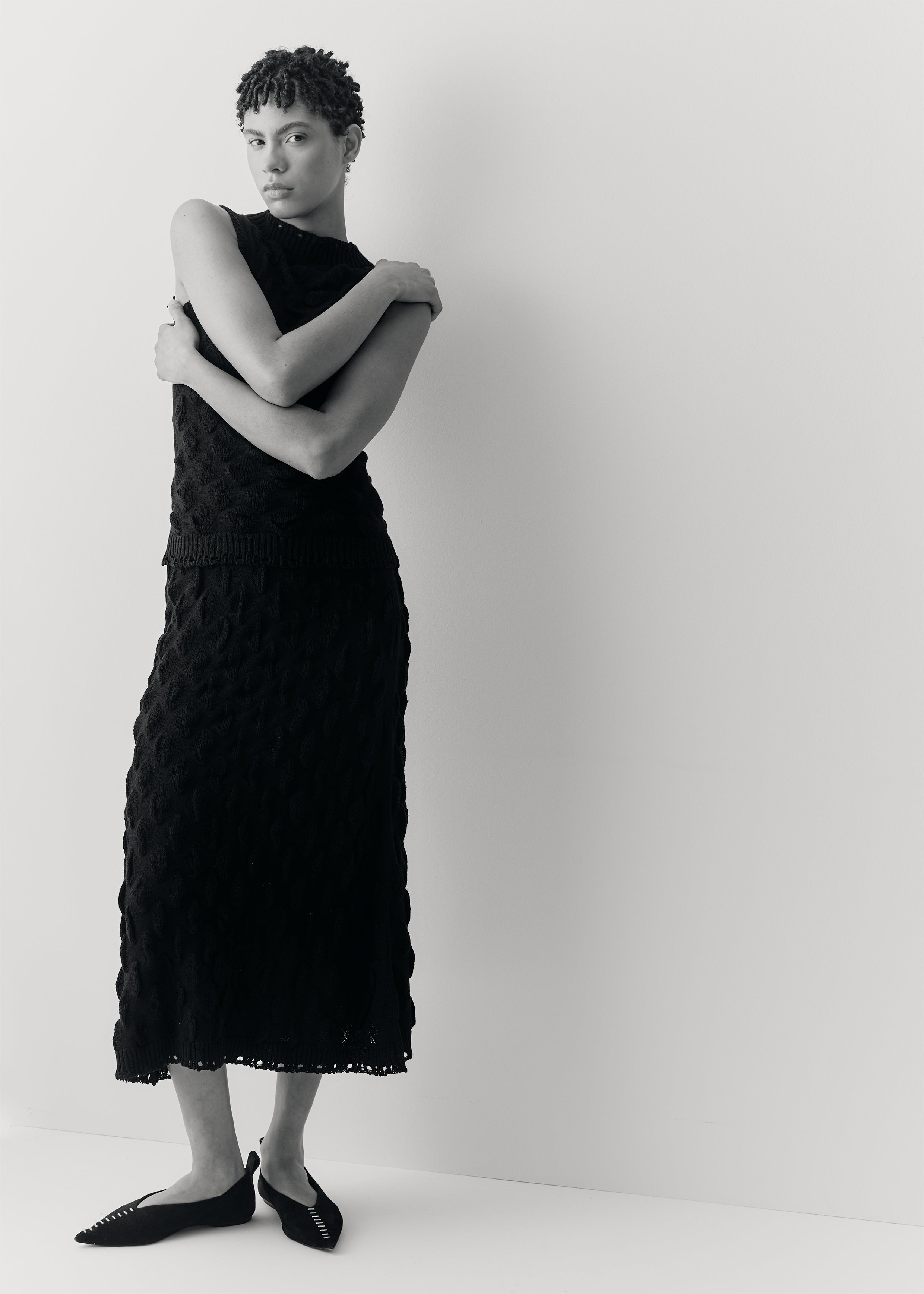 TUNICATA MIDI SKIRT